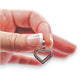 9ct Gold (Yellow, Rose & White) Lovely Heart Pendant. R # 298
