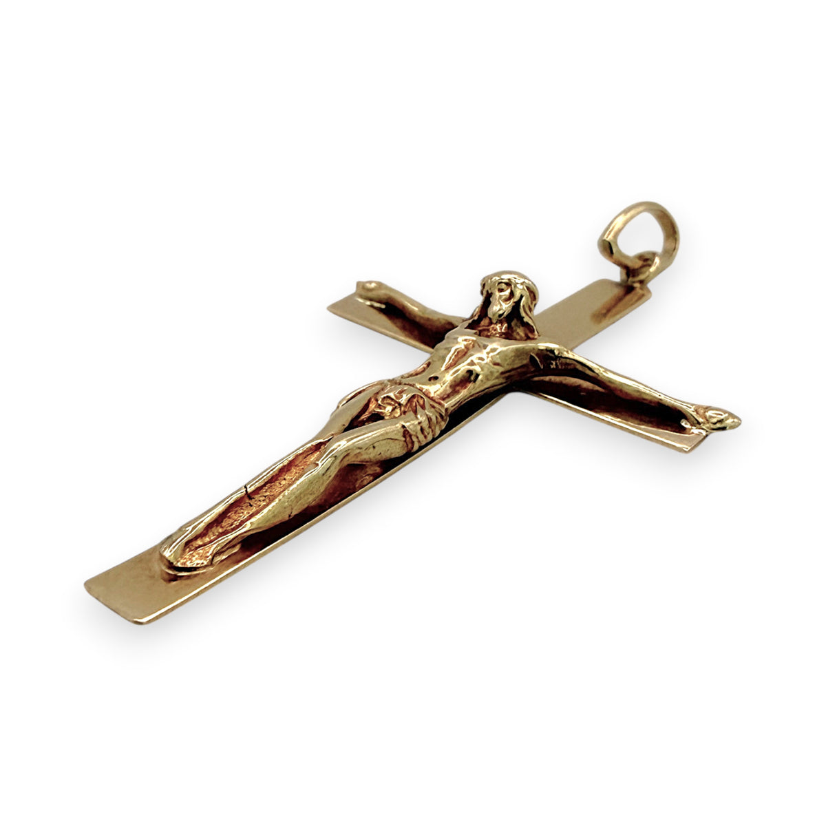 NZGD | 18ct Gold Aureate Faith Crucifix 42.4mm