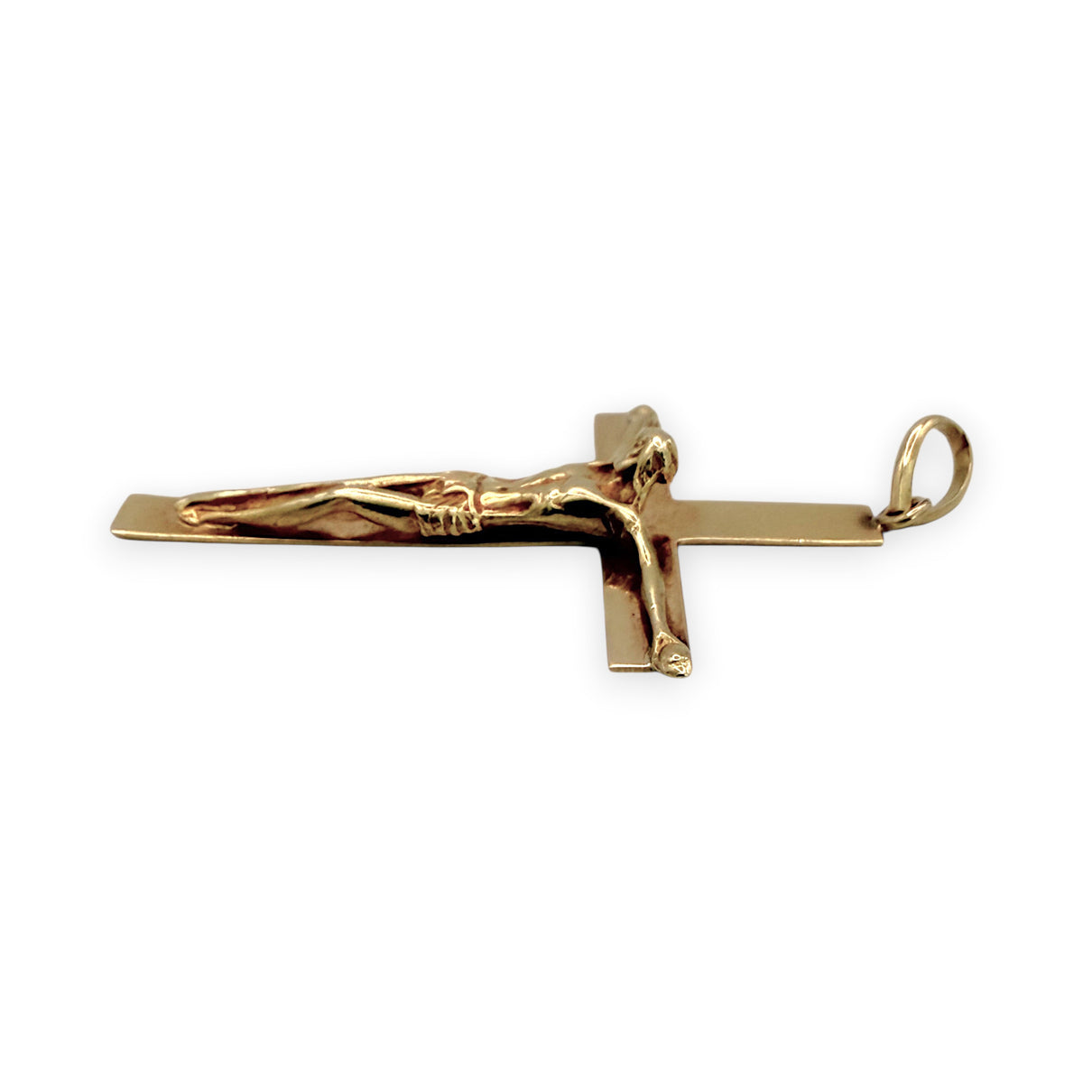 NZGD | 18ct Gold Aureate Faith Crucifix 42.4mm