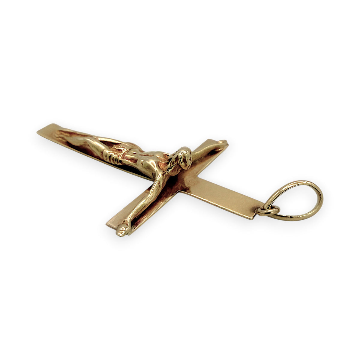 NZGD | 18ct Gold Aureate Faith Crucifix 42.4mm