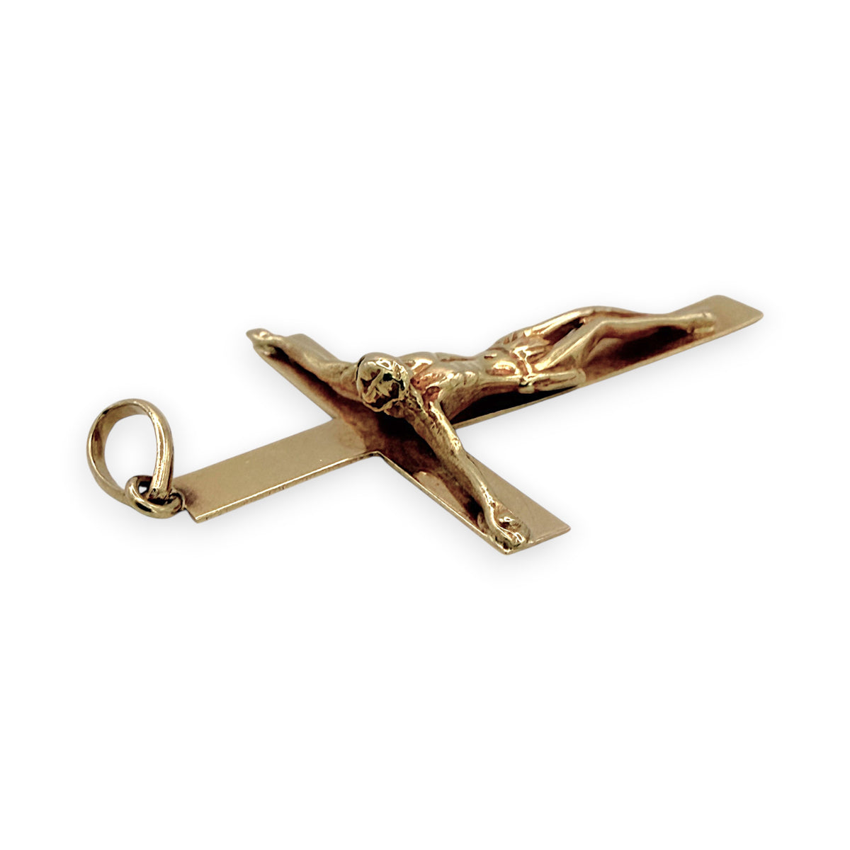 NZGD | 18ct Gold Aureate Faith Crucifix 42.4mm
