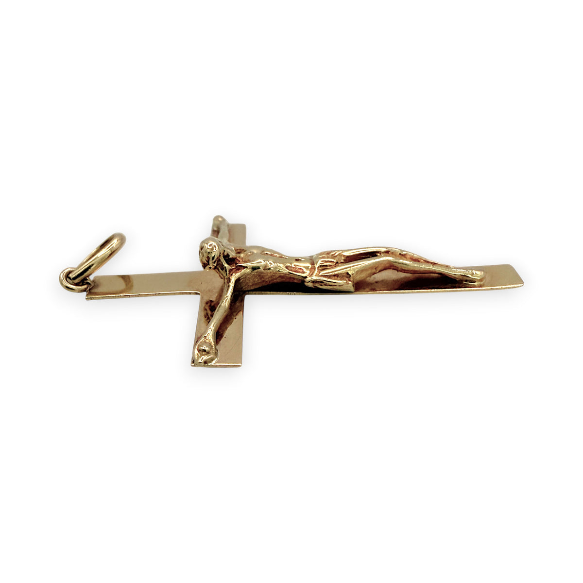 NZGD | 18ct Gold Aureate Faith Crucifix 42.4mm