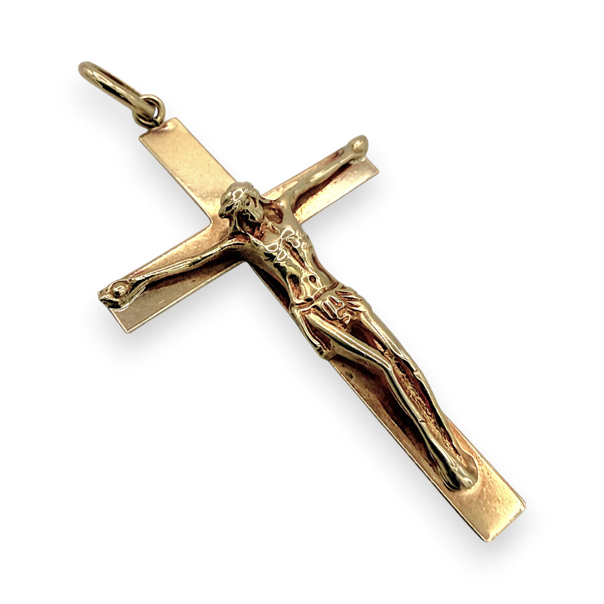 NZGD | 18ct Gold Aureate Faith Crucifix 42.4mm