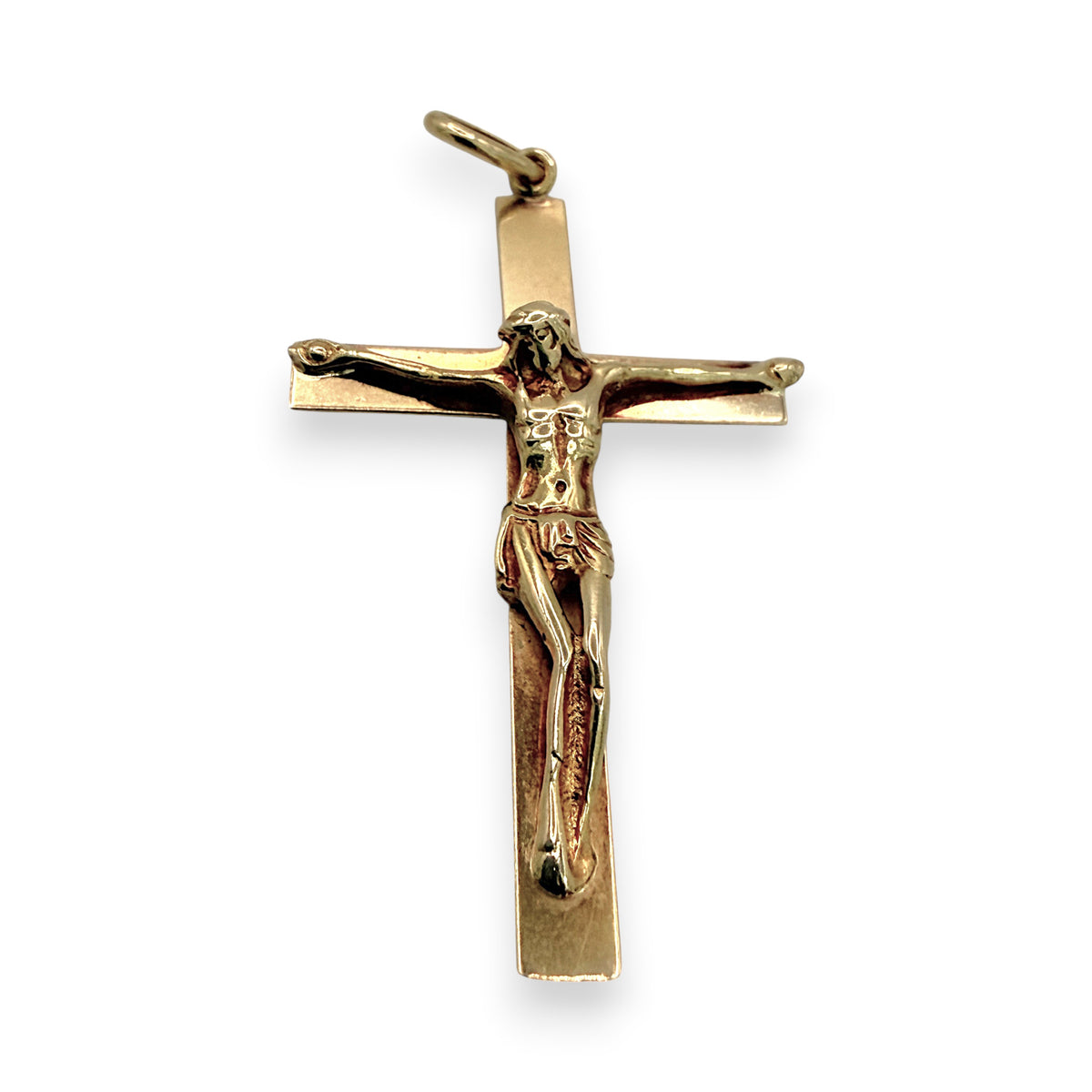 NZGD | 18ct Gold Aureate Faith Crucifix 42.4mm