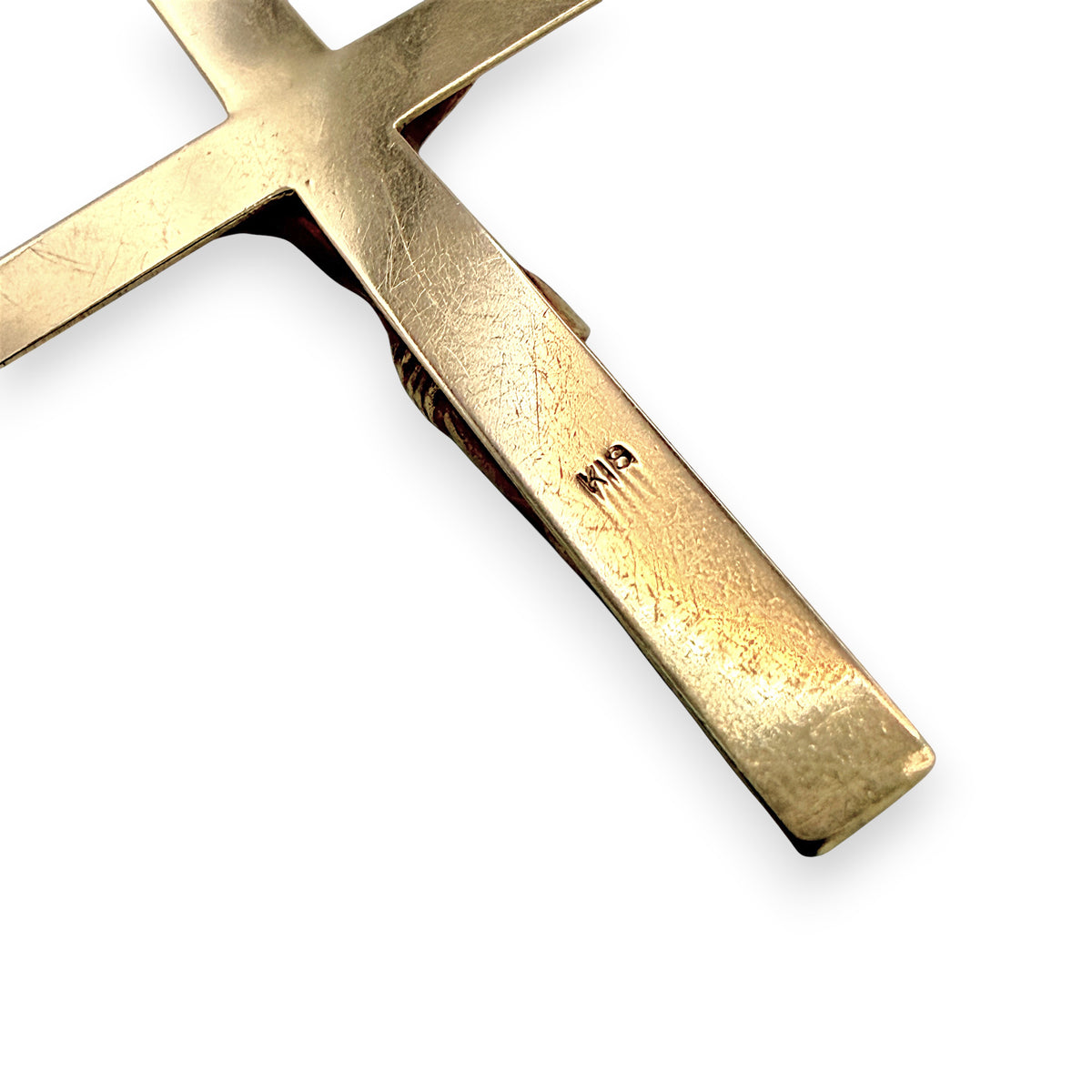 NZGD | 18ct Gold Aureate Faith Crucifix 42.4mm
