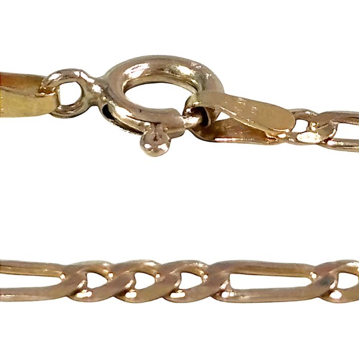 Elegant 9ct Gold Figaro 1-3 Chain