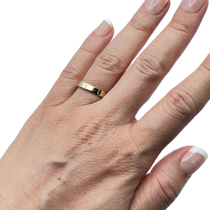 Classic 9ct Gold Flat Band