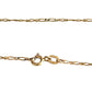 Elegant 9ct Gold Figaro 1-1 Chain