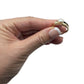 GOLD DEAL | 9ct Gold Solid Ring with 7.2mm Pearl, Size P-Q Width 4.8mm
