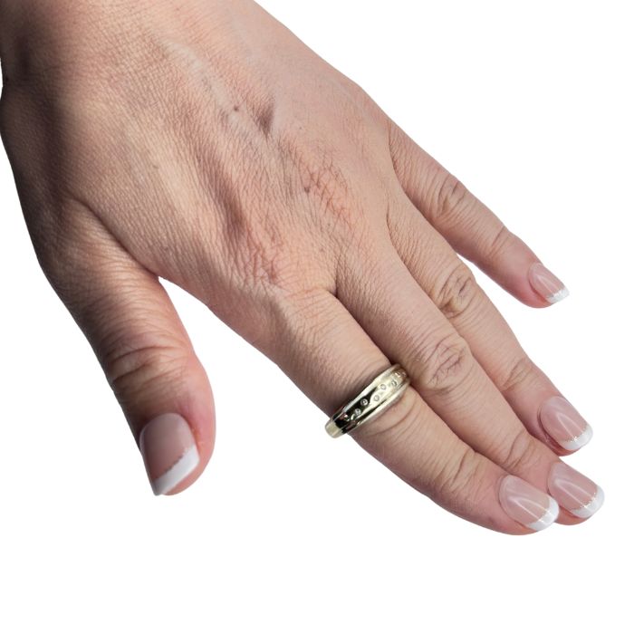 Timeless 9ct Gold Flush Set Diamond Band