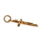 9ct Gold Crucifix Rounded Cross Pendant. R # 302