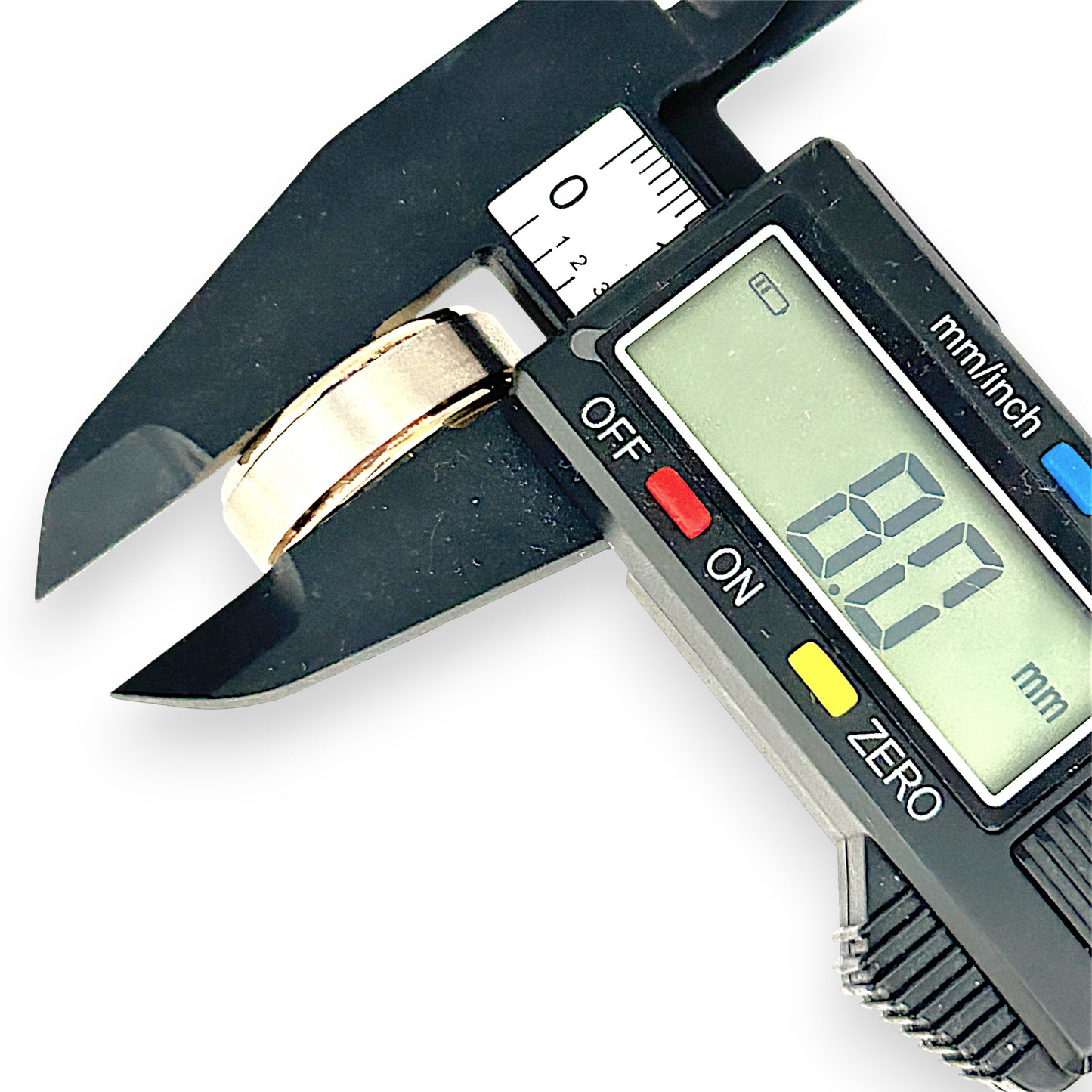 GOLD DEAL | 9ct Yellow & White Gold Solid Plain Band Size W