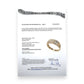 9ct Gold Channel Set Diamond Ring Size S, Valuation $2,850. R # 312