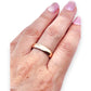 9ct Rose Gold Solid Band Size Q Width 5mm. R # 313