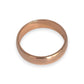 9ct Rose Gold Solid Band Size Q Width 5mm. R # 313