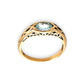9ct Gold Aquamarine Ring. # 321