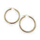 NZGD | 18ct Gold Radiant Circle Hoop Earrings 35.5mm