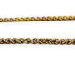 NZGD | 18ct Gold Eternal Spiral Wheat Chain 50cm