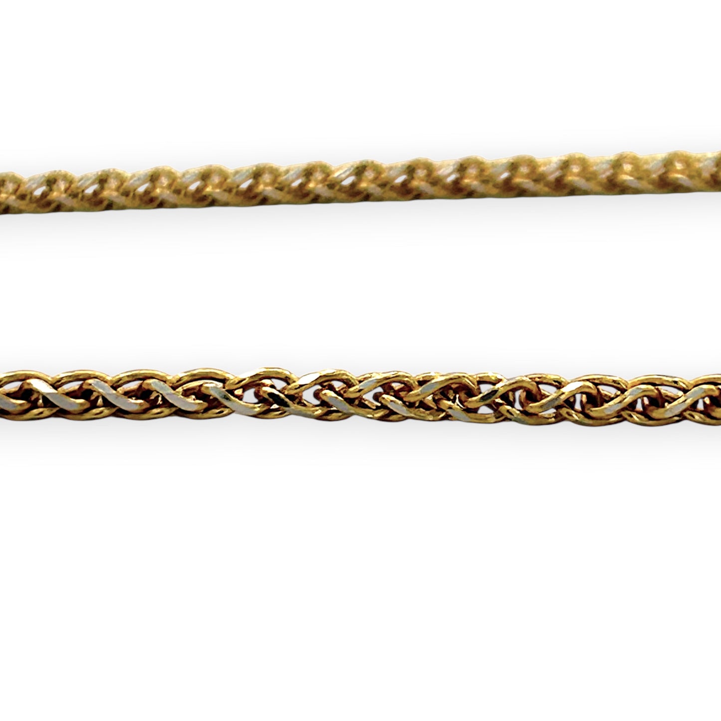 NZGD | 18ct Gold Eternal Spiral Wheat Chain 50cm
