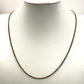 NZGD | 18ct Gold Eternal Spiral Wheat Chain 50cm