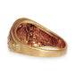 9ct Gold Diamond Set Horseshoe & Horse Head Valuation $1,800 Size Q1/2. R # 322