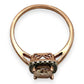 NZGD | 9ct Rose Gold Blush Petal Morganite Ring Size Q