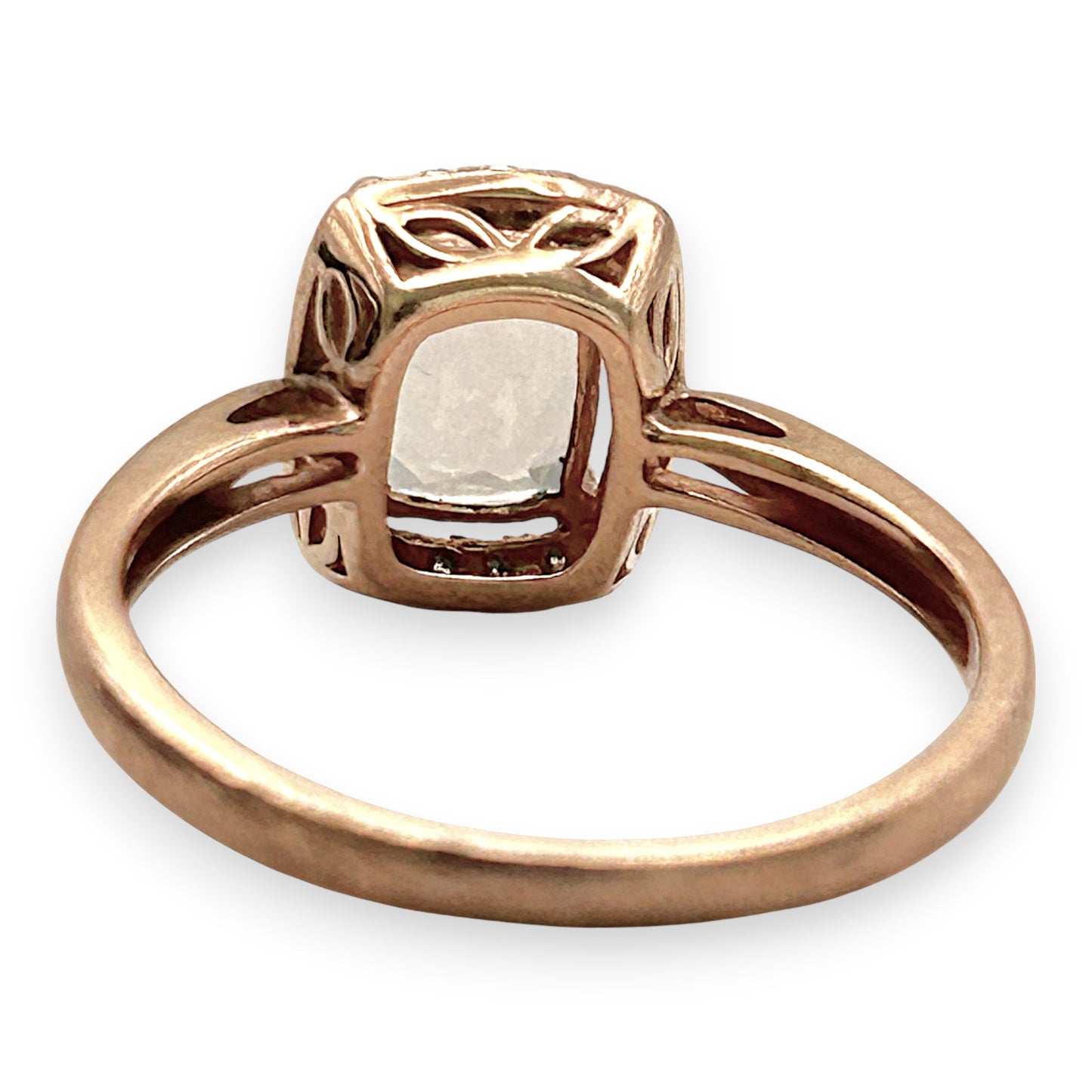 NZGD | 9ct Rose Gold Blush Petal Morganite Ring Size Q