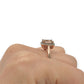 NZGD | 9ct Rose Gold Blush Petal Morganite Ring Size Q