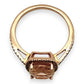 NZGD | 10ct Rose Gold Blush Petal Morganite Ring Size N 1/2