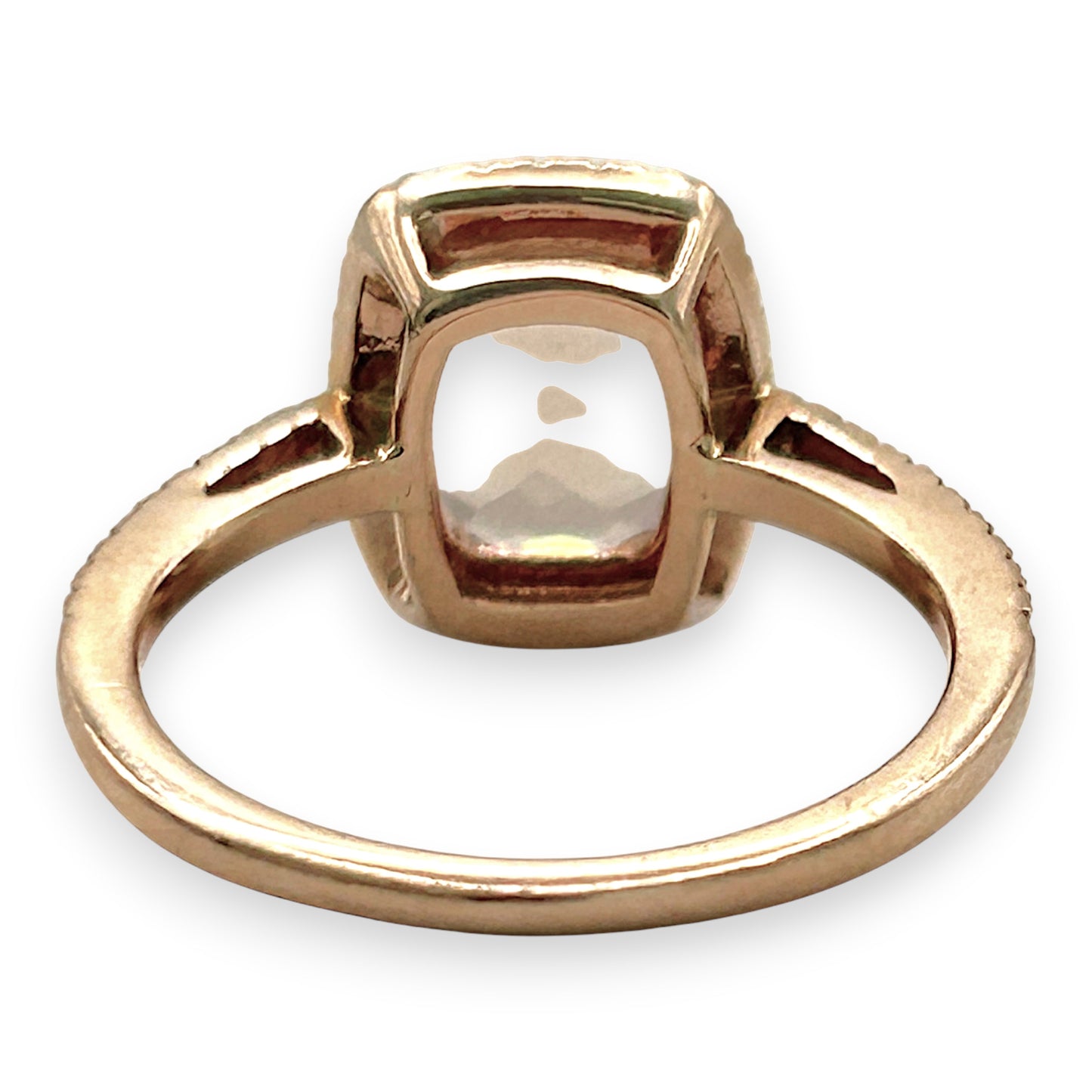 NZGD | 10ct Rose Gold Blush Petal Morganite Ring Size N 1/2