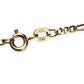 NZGD | 9ct Gold Lustre Heart Figaro Necklace 49cm
