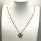NZGD | 9ct Gold Lustre Heart Figaro Necklace 49cm