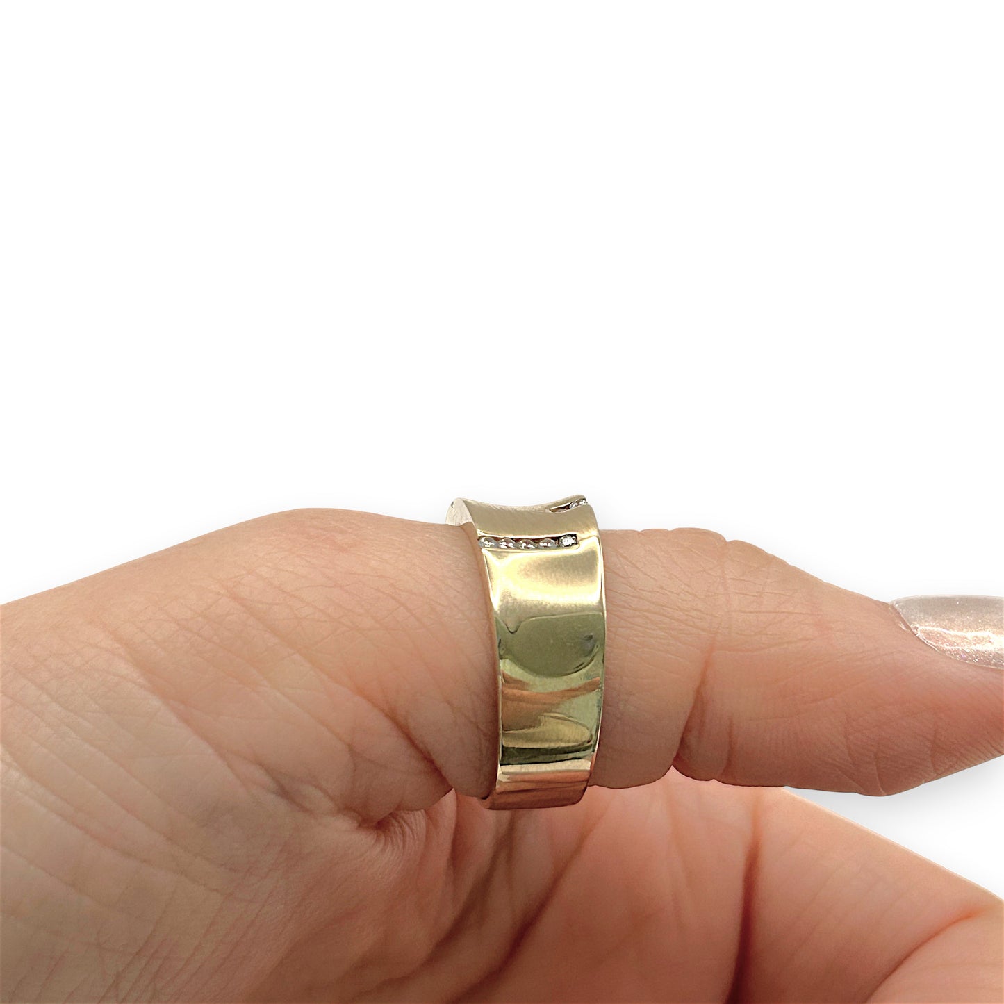 NZGD | 9ct Gold Golden Forte Signature Ring Size S