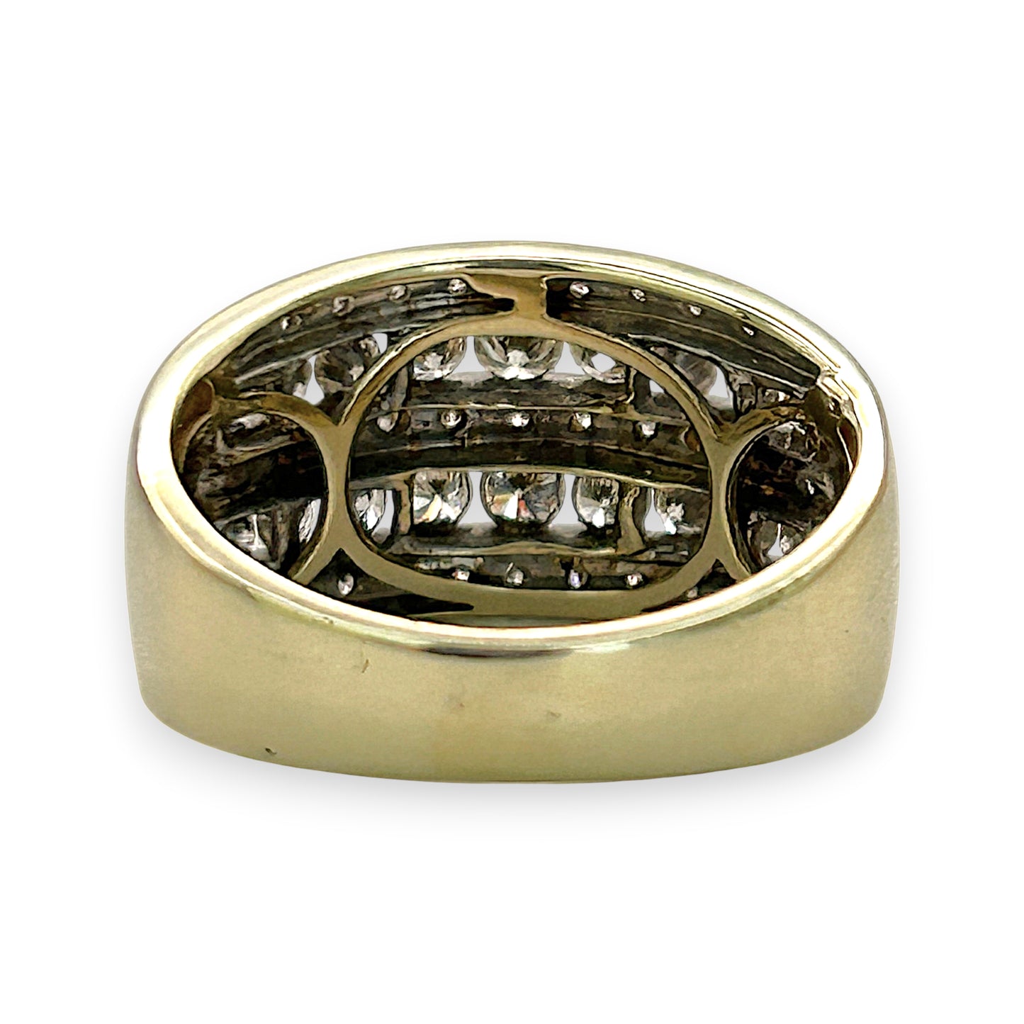 NZGD | 9ct Gold Cascade Diamond Band Ring Valuation $3,500