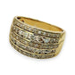 NZGD | 9ct Gold Cascade Diamond Band Ring Valuation $3,500