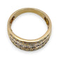 NZGD | 9ct Gold Cascade Diamond Band Ring Valuation $3,500