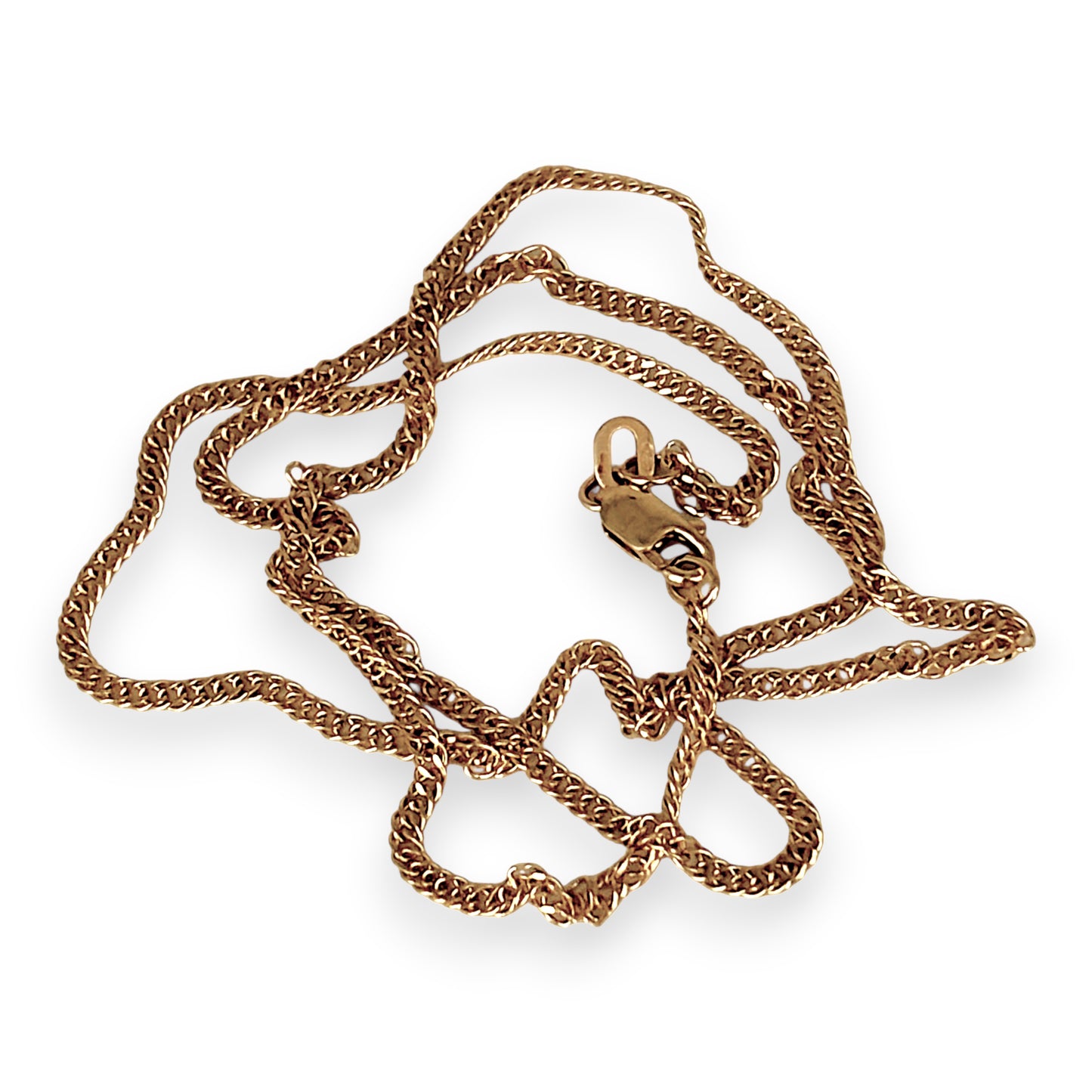 GOLD DEAL | 9ct (9kt) Gold Distinctive Dual Link Chain 44cm
