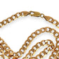 NZGD | 9ct Gold Flat Curb Link Luxury Chain 62cm