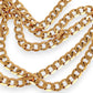 NZGD | 9ct Gold Flat Curb Link Luxury Chain 62cm