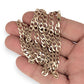 NZGD | 9ct Gold Flat Curb Link Luxury Chain 62cm