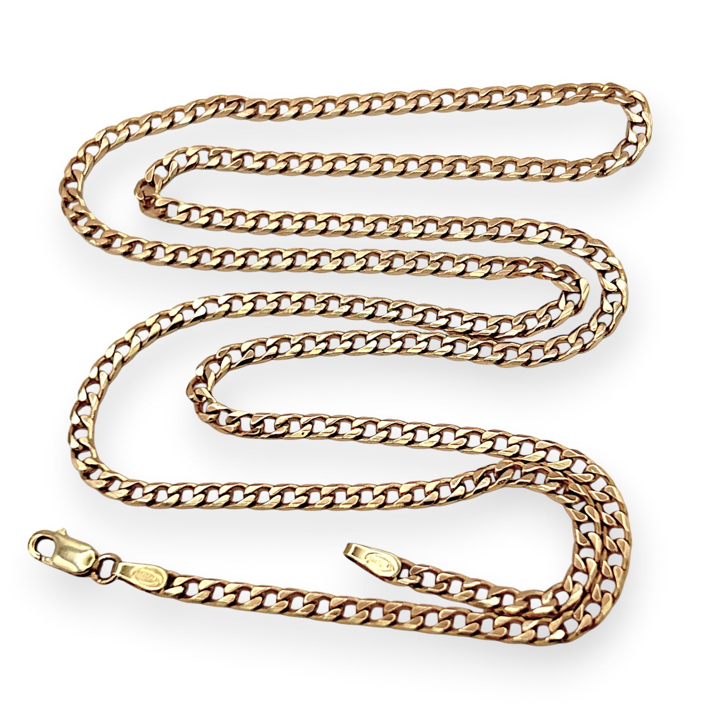 NZGD | 9ct Gold UNOAERRE Urban Curb Chain 55cm