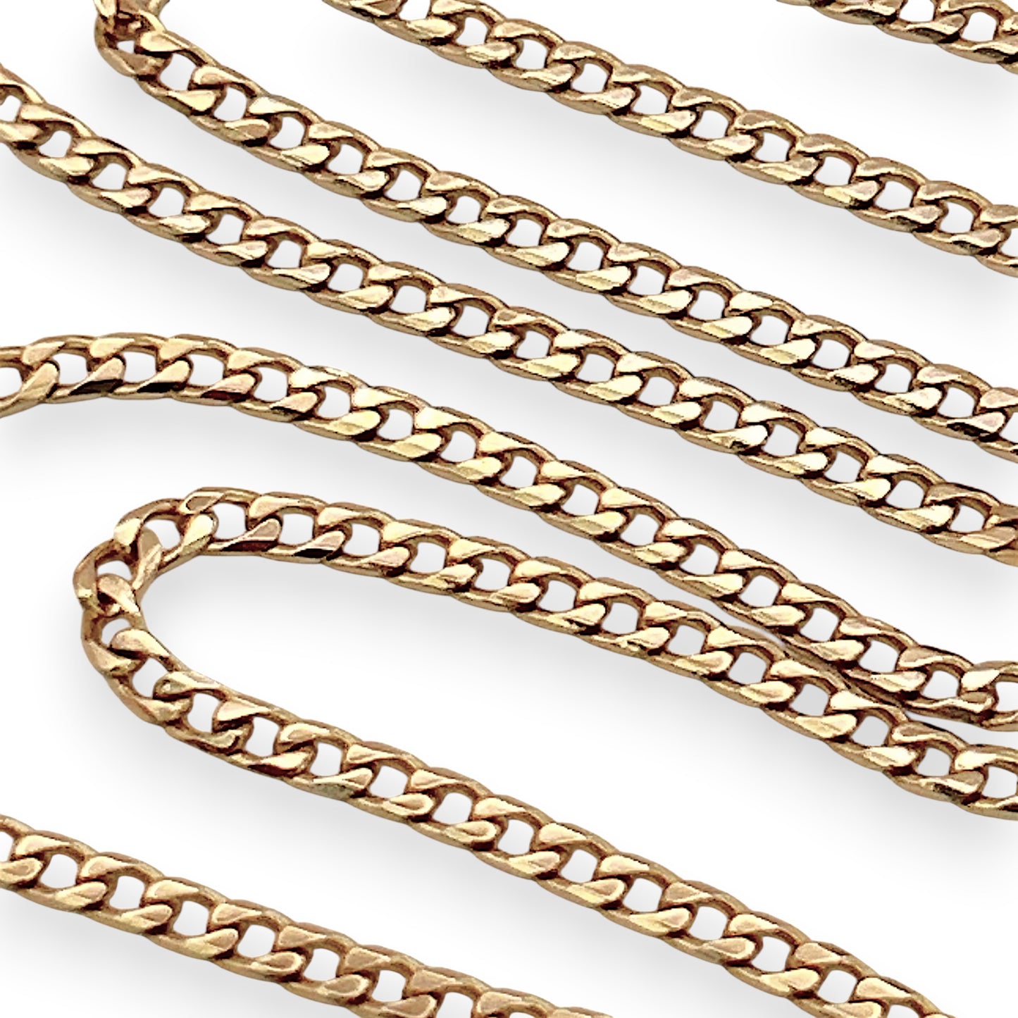 NZGD | 9ct Gold UNOAERRE Urban Curb Chain 55cm