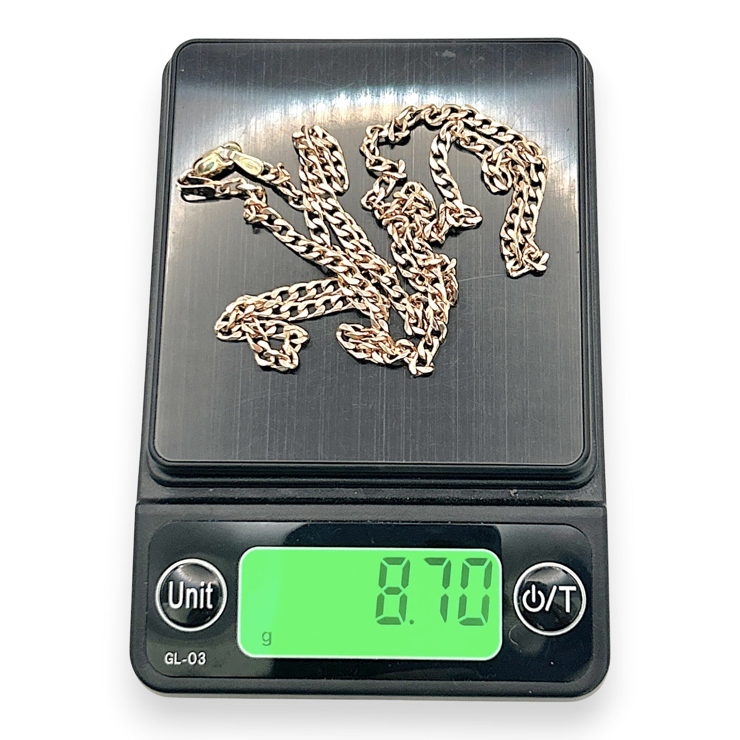 NZGD | 9ct Gold UNOAERRE Urban Curb Chain 55cm