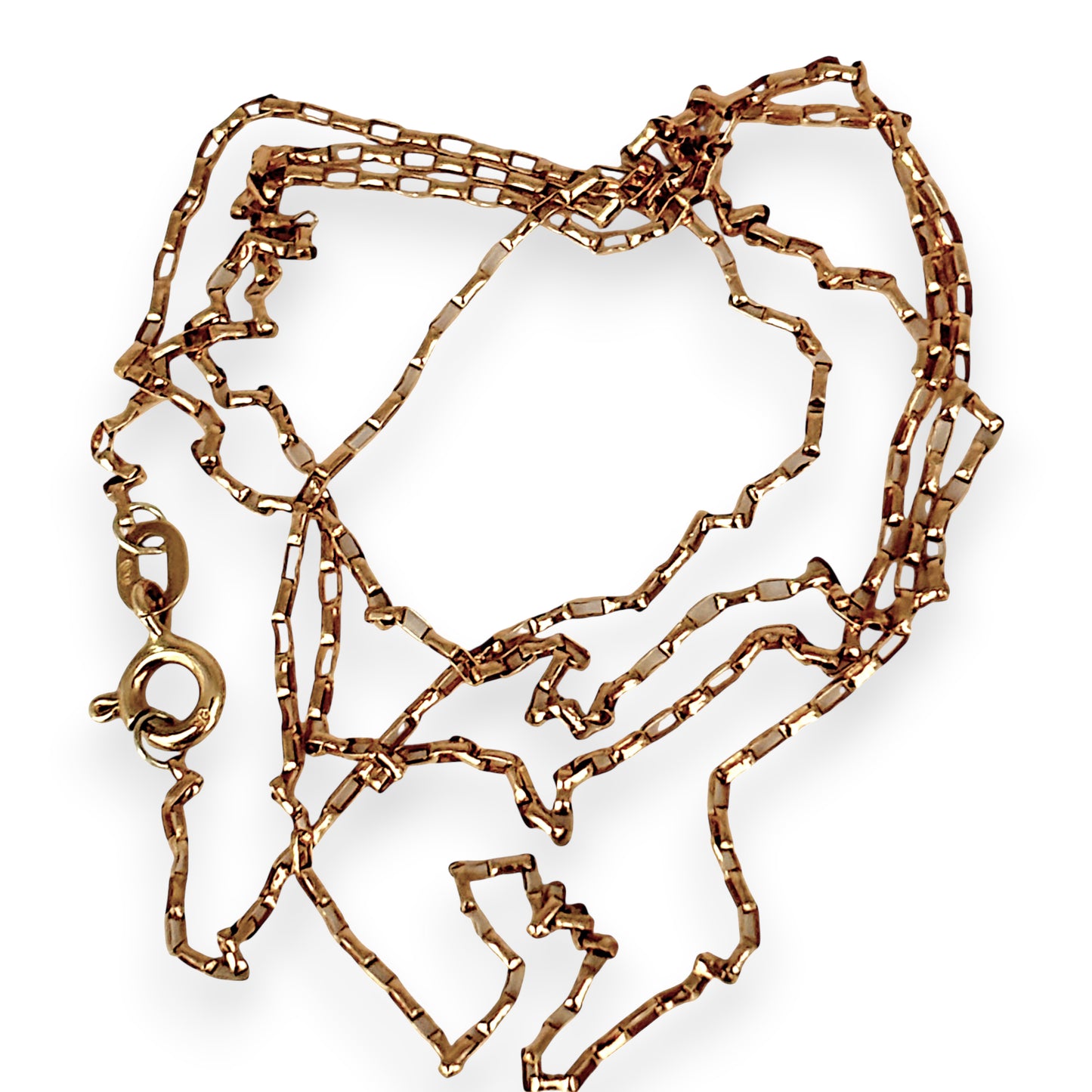 GOLD DEAL | 9ct (9kt) Gold Trace-Link Light-Weight Chain 62cm