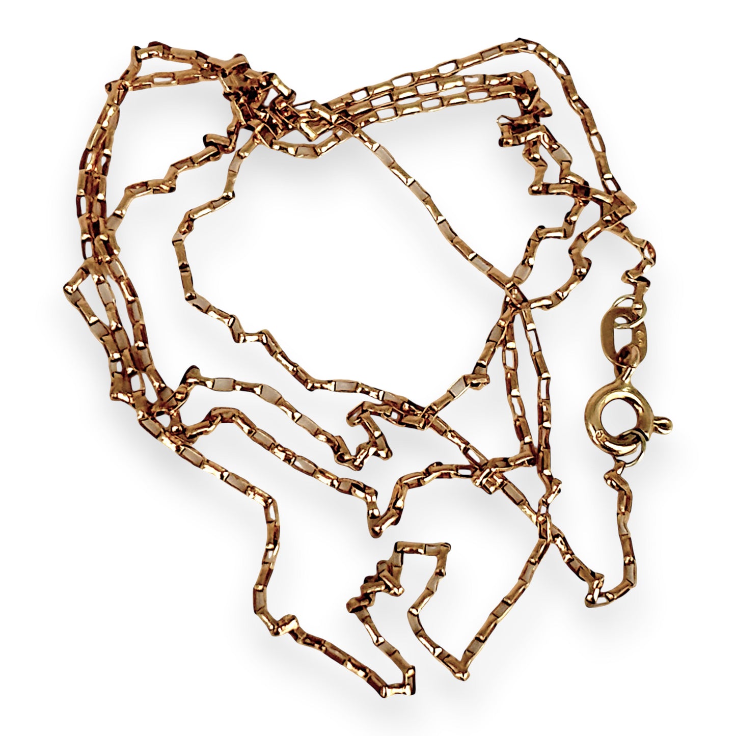 GOLD DEAL | 9ct (9kt) Gold Trace-Link Light-Weight Chain 62cm
