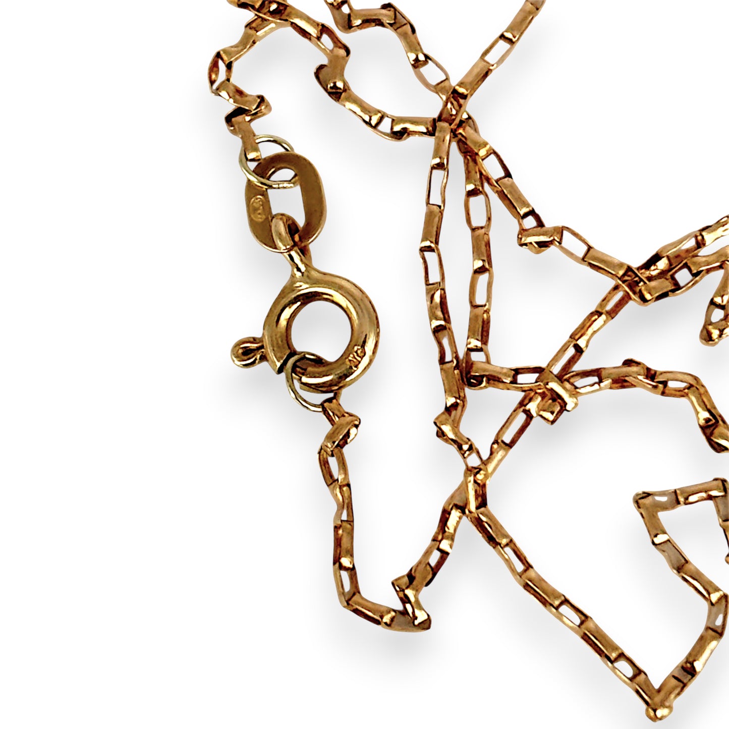 GOLD DEAL | 9ct (9kt) Gold Trace-Link Light-Weight Chain 62cm