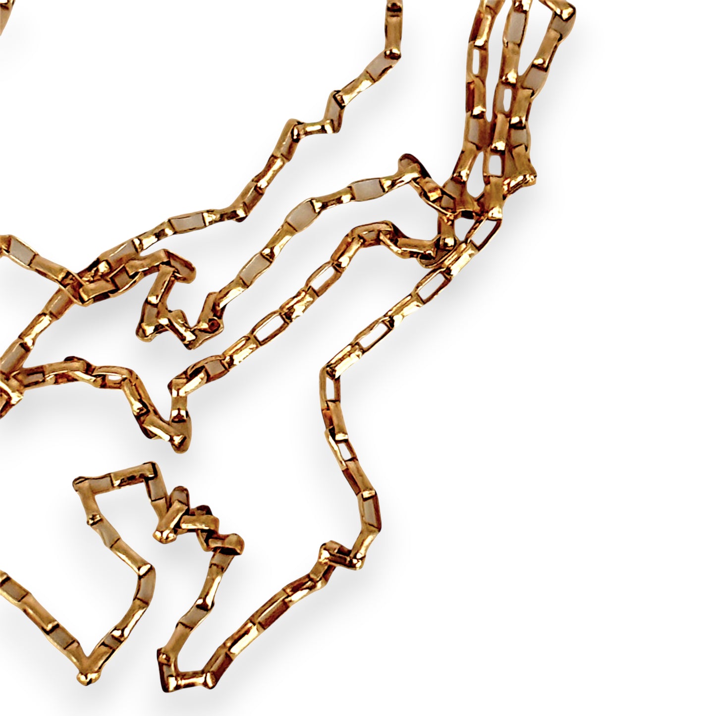 GOLD DEAL | 9ct (9kt) Gold Trace-Link Light-Weight Chain 62cm