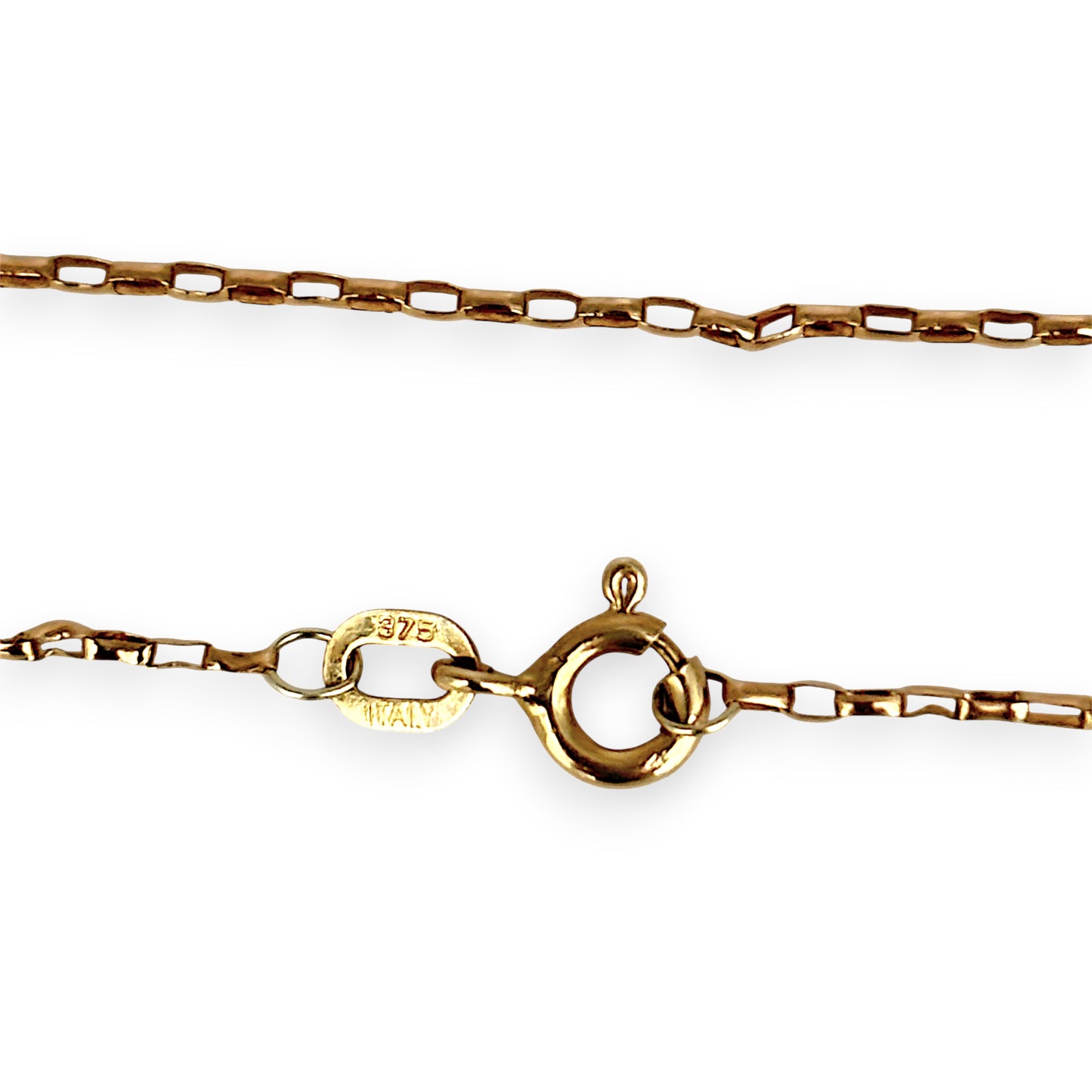GOLD DEAL | 9ct (9kt) Gold Trace-Link Light-Weight Chain 62cm