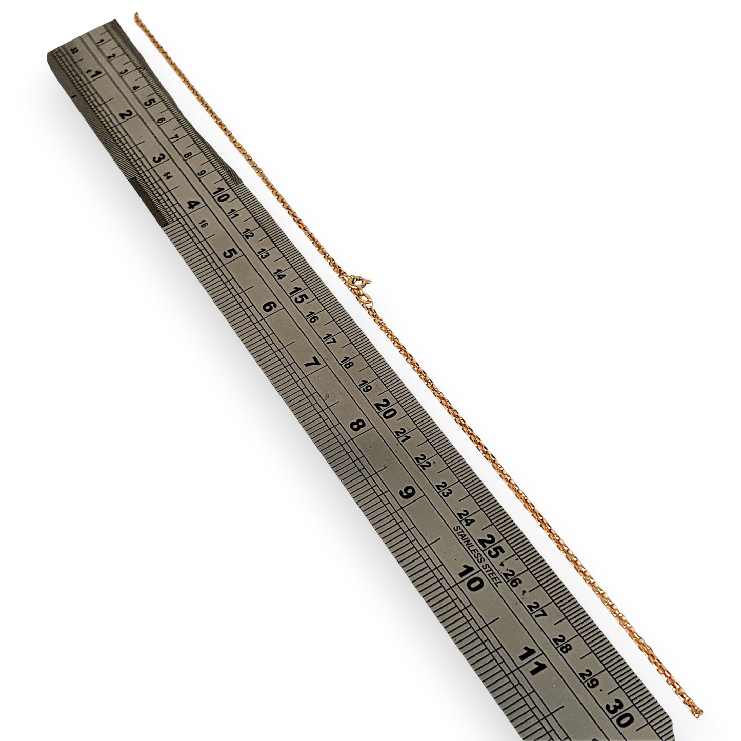 GOLD DEAL | 9ct (9kt) Gold Trace-Link Light-Weight Chain 62cm