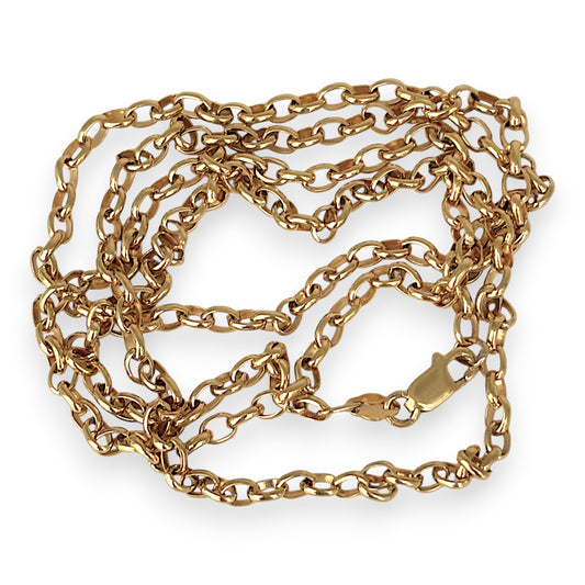 NZGD | 9ct Gold Classic Belcher Refurbished Chain 70cm